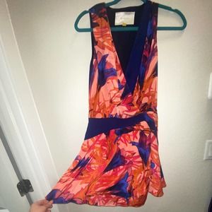 Anthropologie Leifsdottir Silk Summer Cocktail Dress
